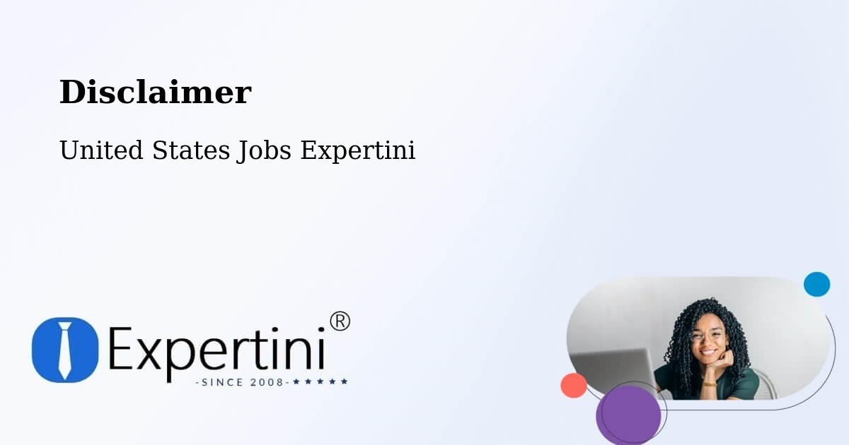 Disclaimer – Endicott - United States Jobs Expertini