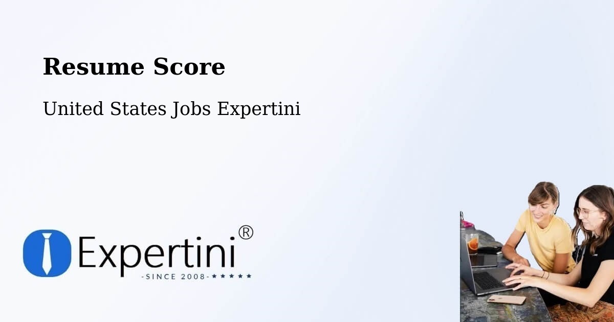 Resume Score & Job Description Match Tool – Endicott - United States Jobs Expertini